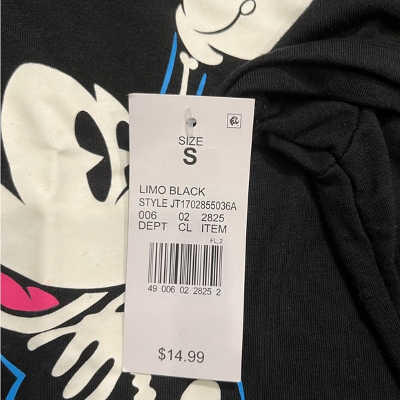 🎃 Disney Women’s Tee | Skeleton Design | Glow in the Dark | Small | Halloween - Picture 7 of 7